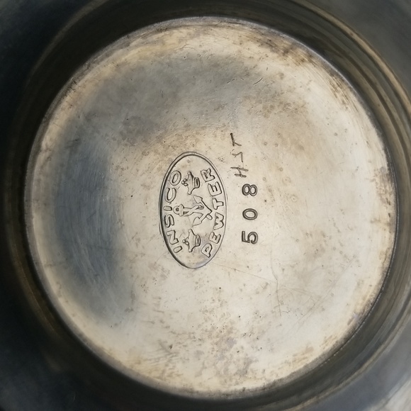 Art Deco Insico Pewter Tea Set - Picture 5 of 16